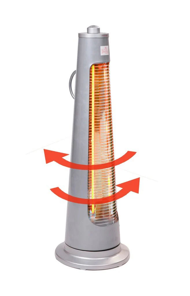900W IPX4 Streamline Rotating Patio Heater with 2 Power Settings by Heatlab® - Image 4