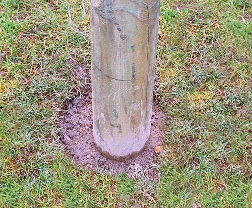 13ft 1\ / 4m Wooden Shade Sail Pole with Eyebolt Screw - 12cm Diameter" - Image 6