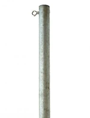 13ft 1" / 4m Galvanised Shade Sail Pole With Bracket Clamp - Image 3