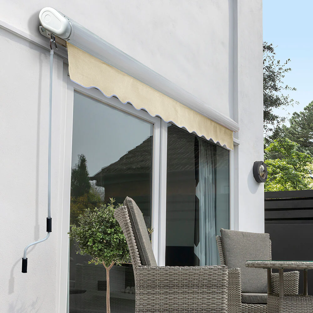 2.0m Full Cassette Electric Awning, Ivory - Image 2