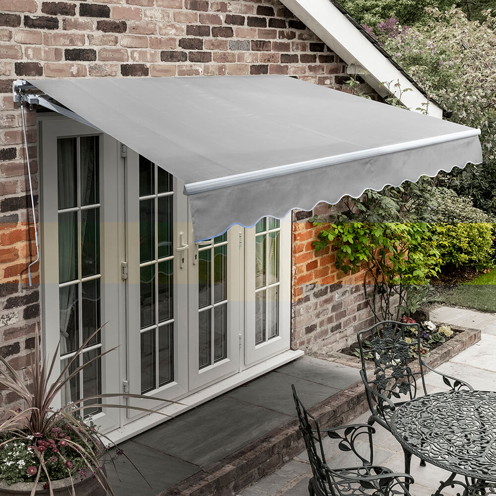 2.0m Standard Manual Awning, Silver