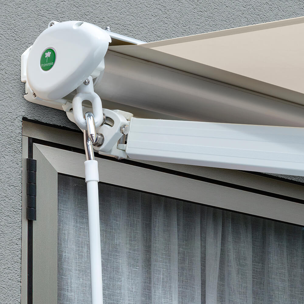 2.5m Half Cassette Electric Patio Awning, Ivory - Image 6