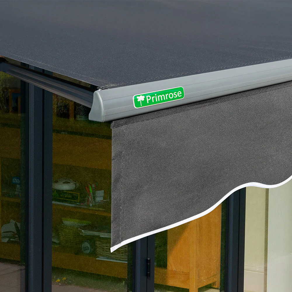 2.5m Half Cassette Manual Charcoal Awning (Charcoal Cassette) - Image 5