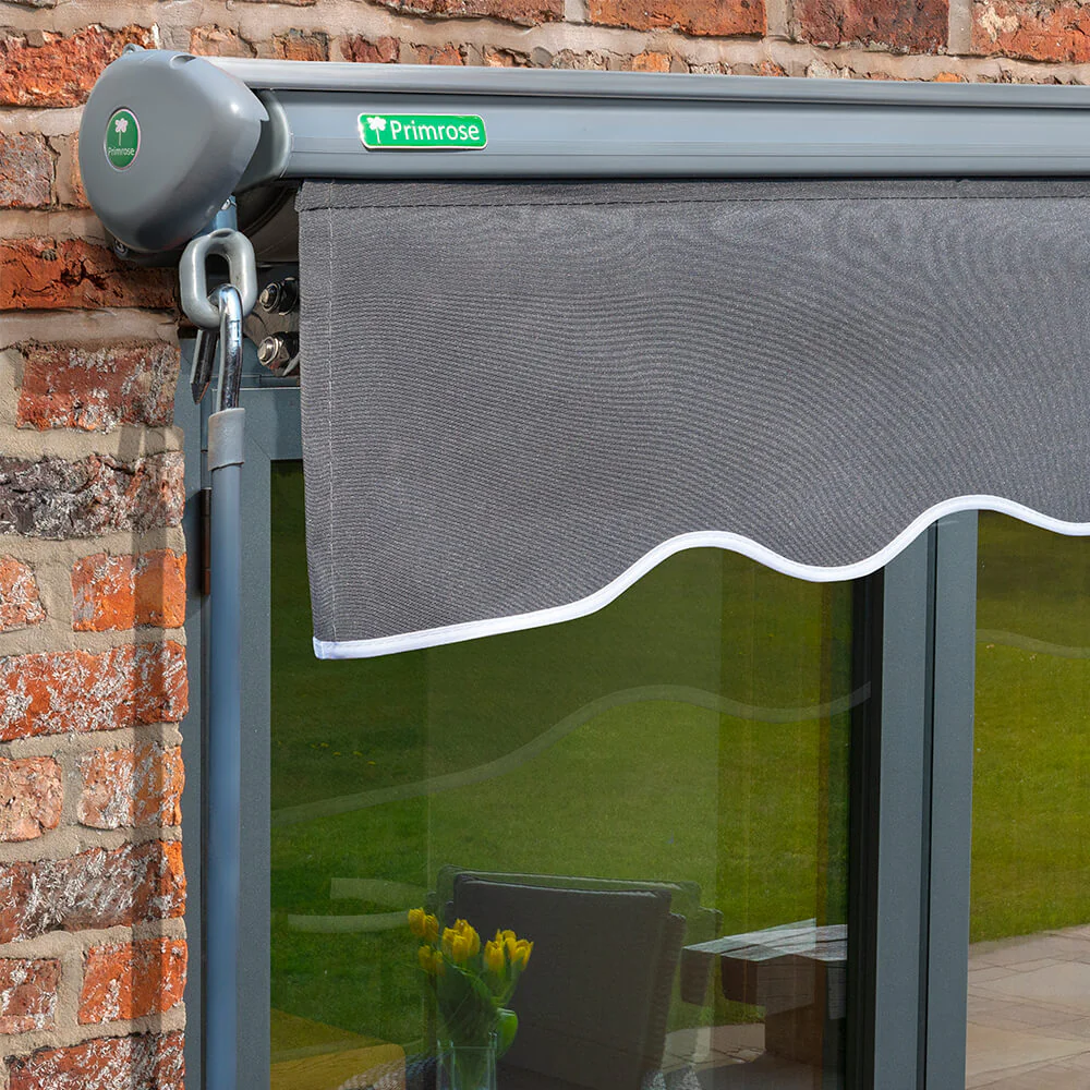 2.5m Half Cassette Manual Charcoal Awning (Charcoal Cassette) - Image 6