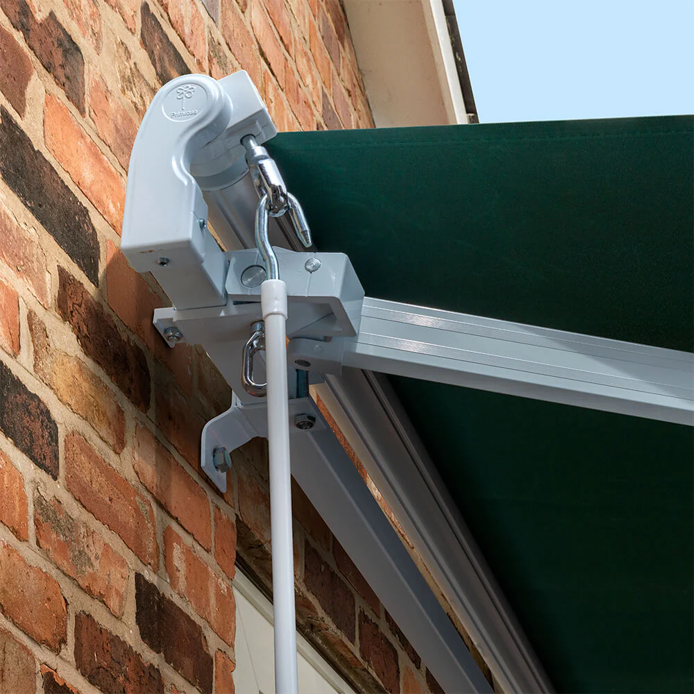 2.5m Standard Manual Awning, Plain Green - Image 4