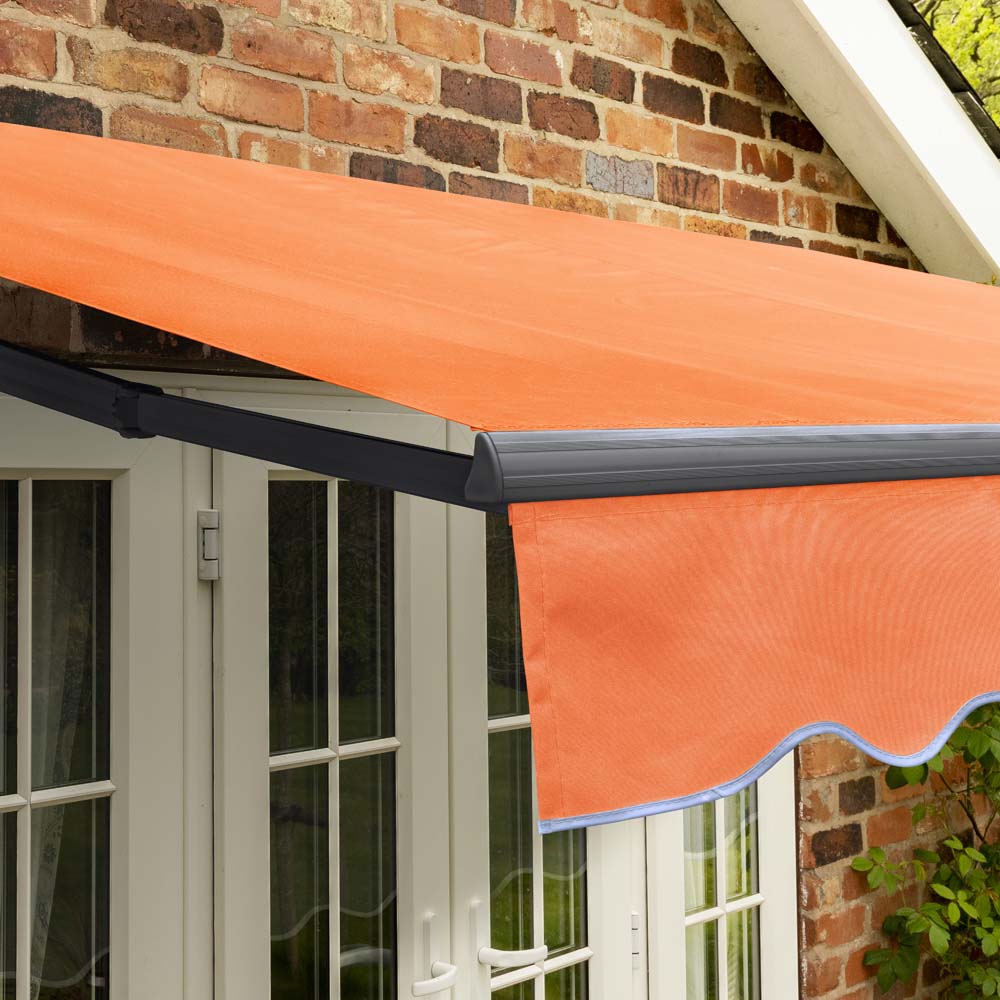 2.5m Standard Manual Terracotta Awning (Charcoal Cassette) - Image 5