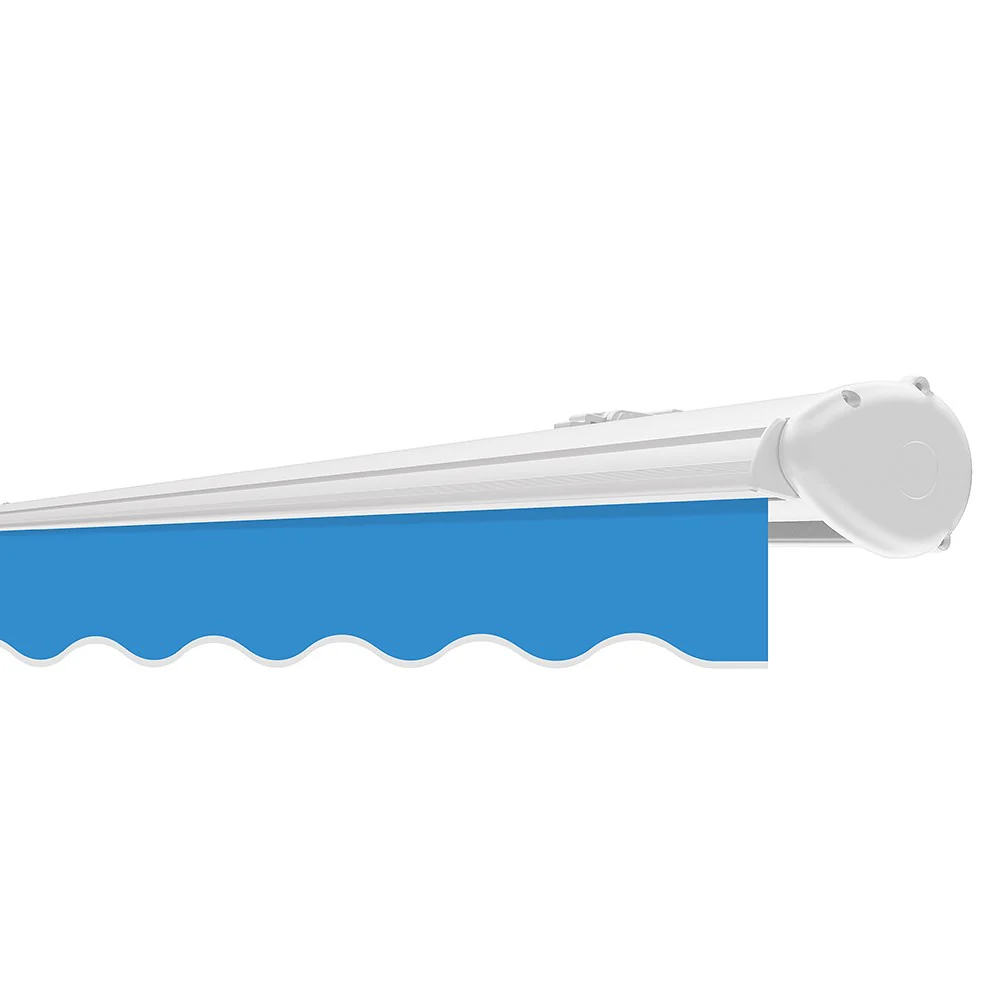 3.5m Half Cassette Manual Awning, Azure Blue - Image 3