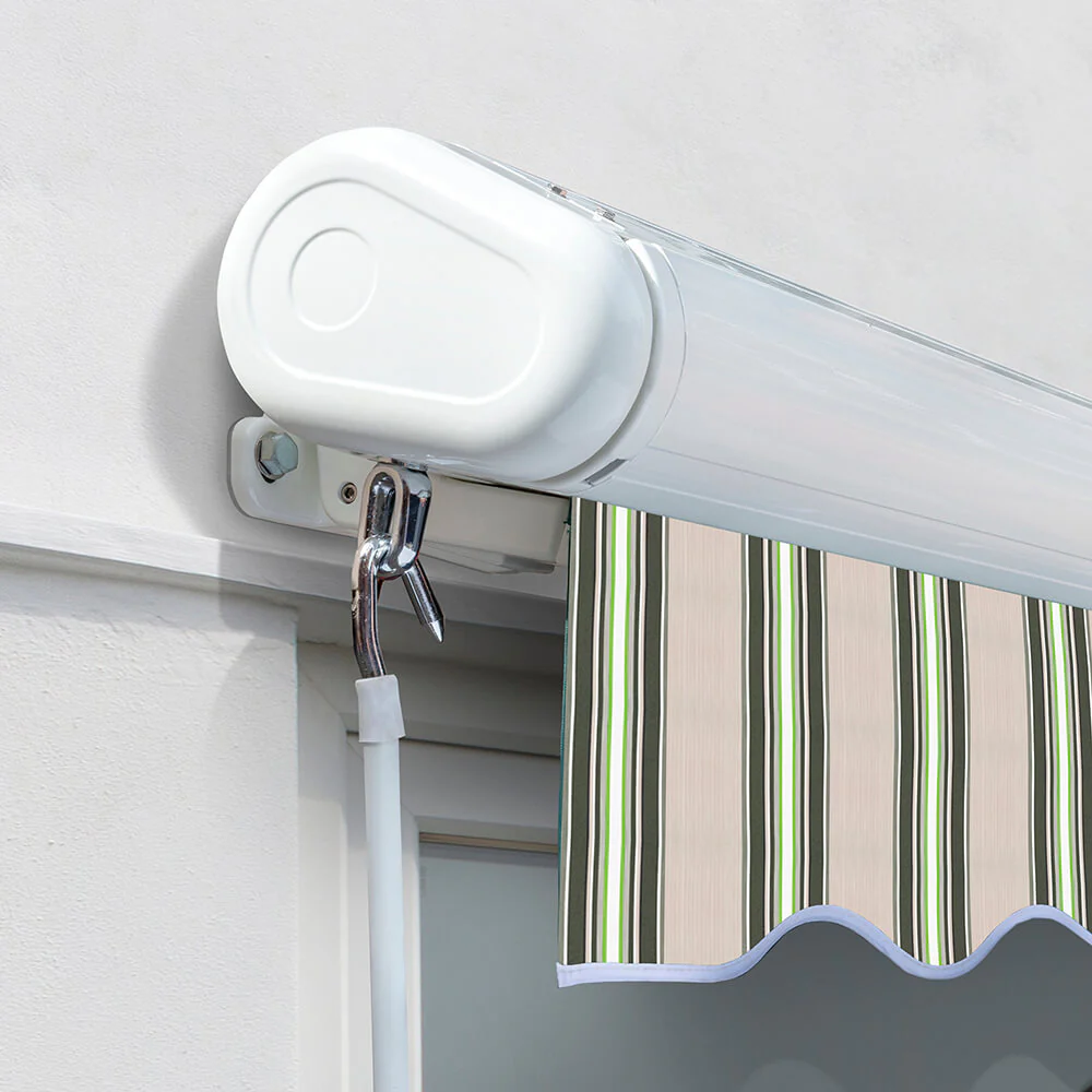 3.0m Full Cassette Electric Awning, Multi Stripe polyester - Image 5