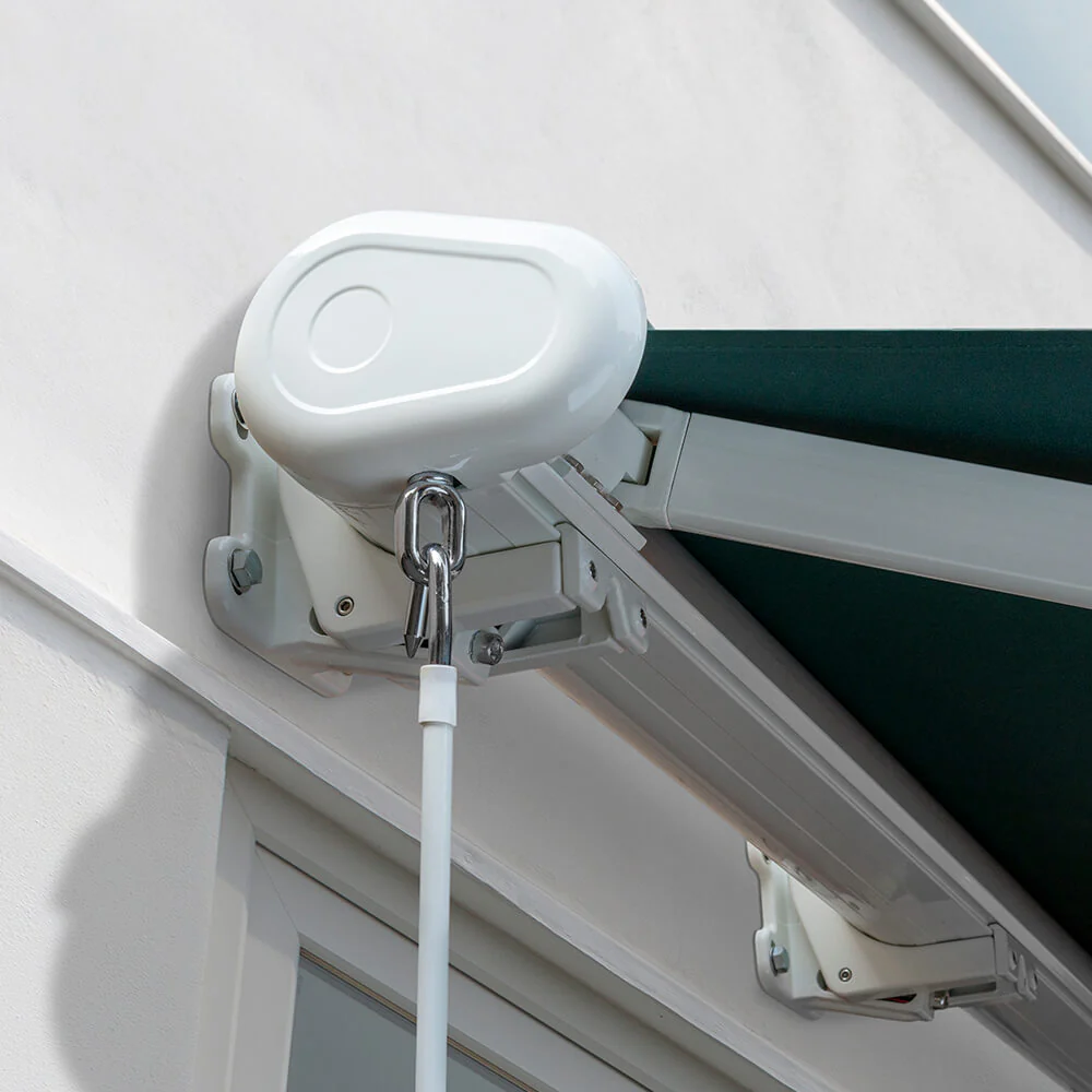 3.0m Full Cassette Electric Awning, Plain Green - Image 5