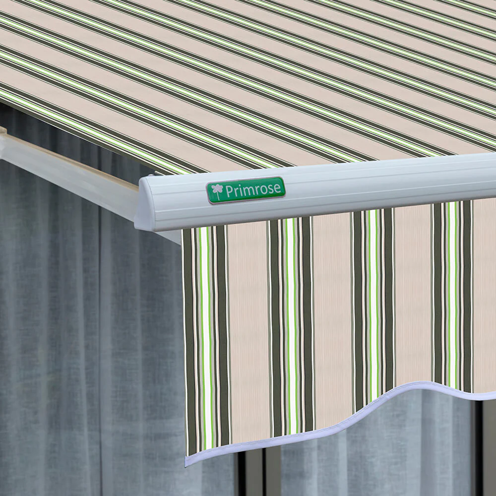 3.0m Half Cassette Manual Awning, Multi Stripe - Image 6