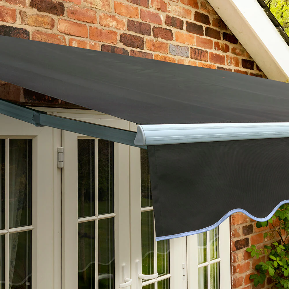 3.0m Standard Manual Awning, Charcoal - Image 4