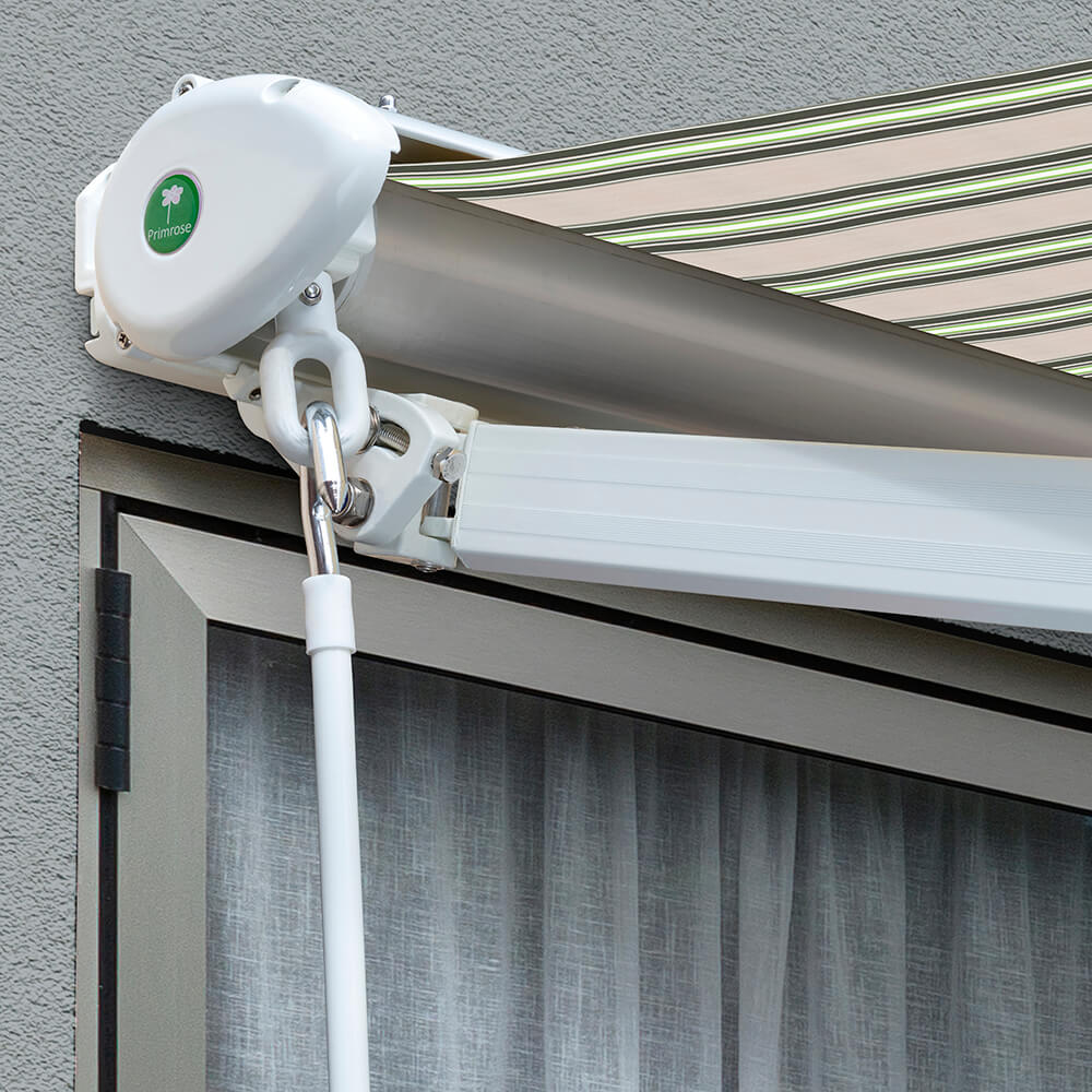 3.5m Half Cassette Manual Awning, Multi Stripe - Image 7