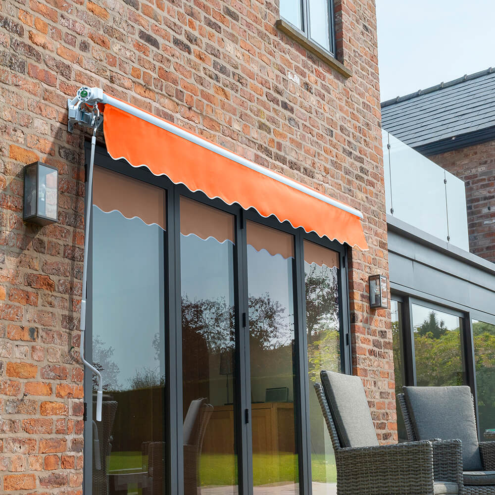 4.0m Budget Manual Awning, Terracotta - Image 5