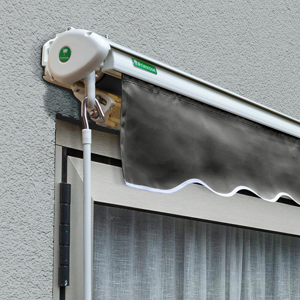 4.0m Half Cassette Manual Awning, Charcoal - Image 2