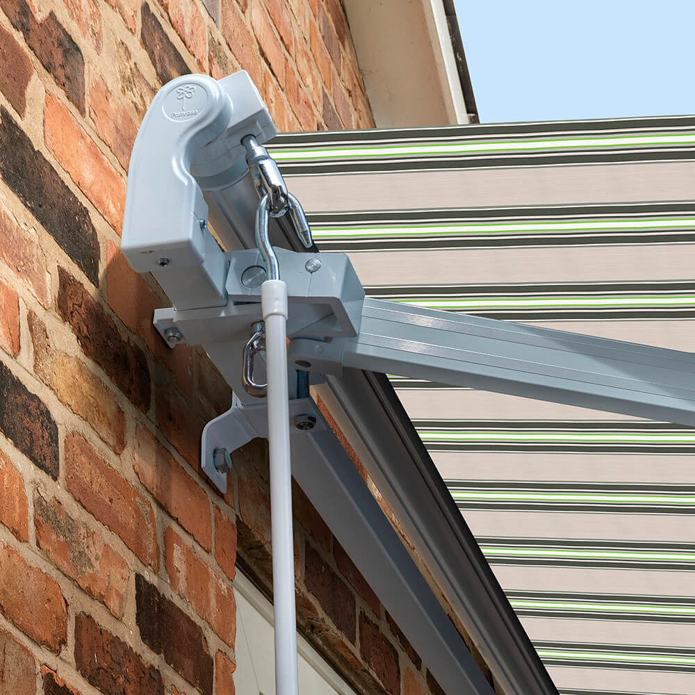 4.5m Standard Manual Awning, Multi Stripe - Image 5
