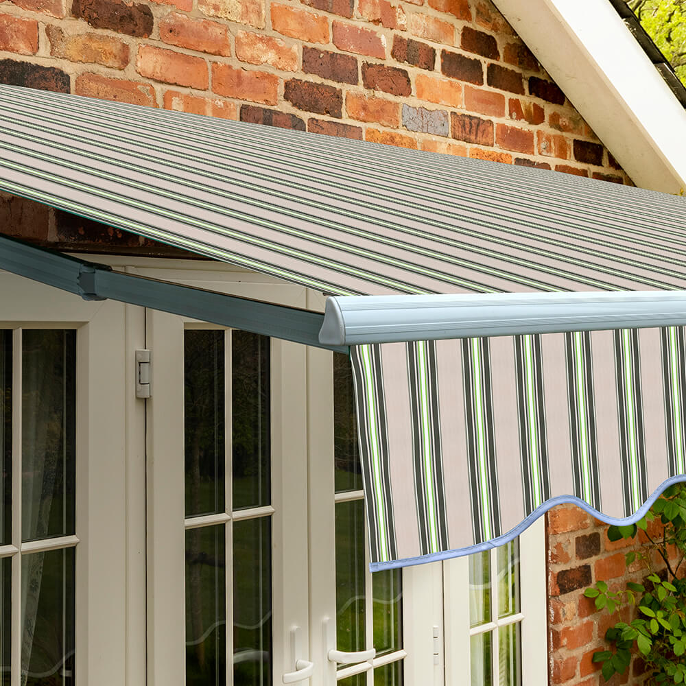 4.5m Standard Manual Awning, Multi Stripe - Image 7
