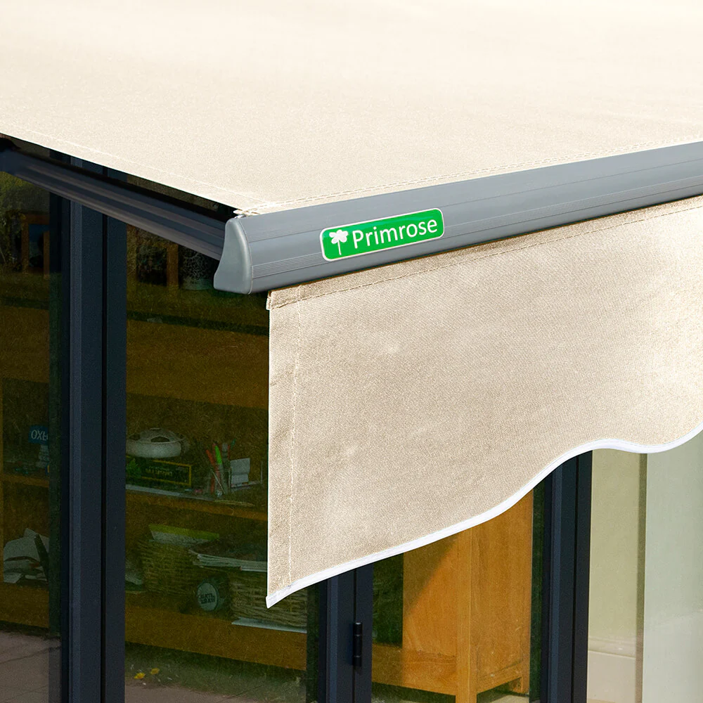 3m Half Cassette Electric Ivory Awning (Charcoal Cassette) - Image 6