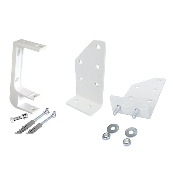 Set of 2 Ceiling Wall and Roof Rafter Brackets for 40mm Torsion Bar - For 1.5m - 3m Standard and 2.5m XL