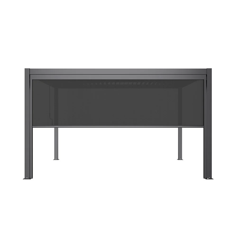 Single Charcoal Pulldown Side Shade for 3x3m, 3x4m & 6x3m Deluxe Pergola - Image 6