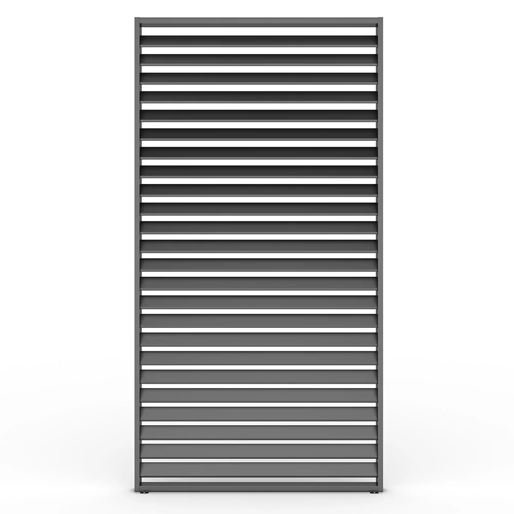 Single Pergola Fixed Louvre Wall Panel For 3m Side By Primrose Living - Image 4
