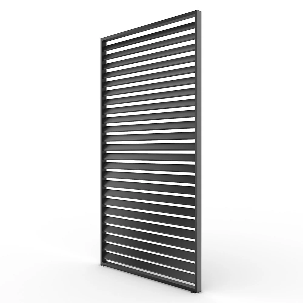 Single Pergola Fixed Louvre Wall Panel For 3m Side By Primrose Living - Image 6