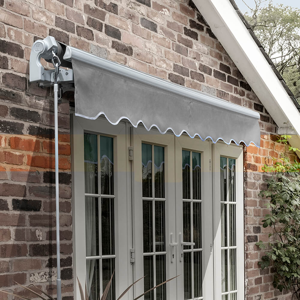 5m Standard Manual Awning, Silver - Image 7