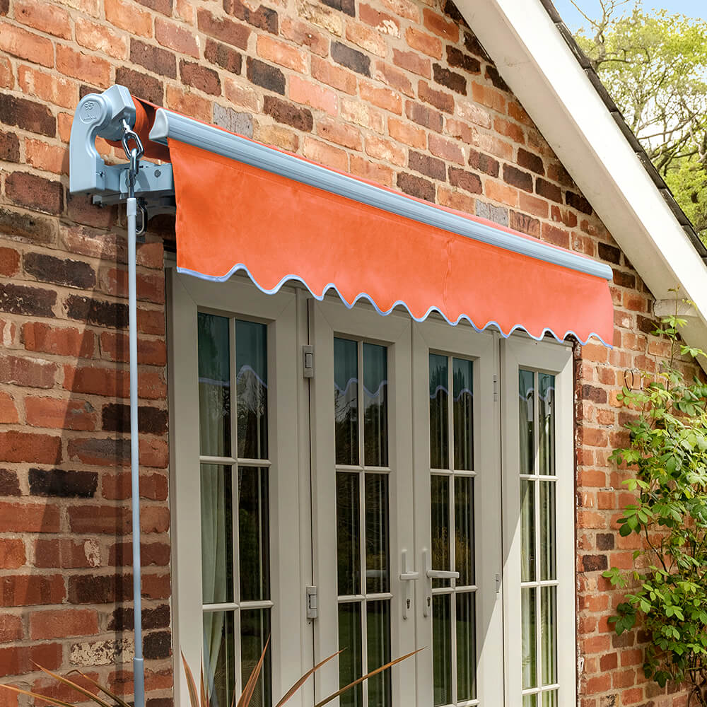 5m Standard Manual Awning, Terracotta - Image 7